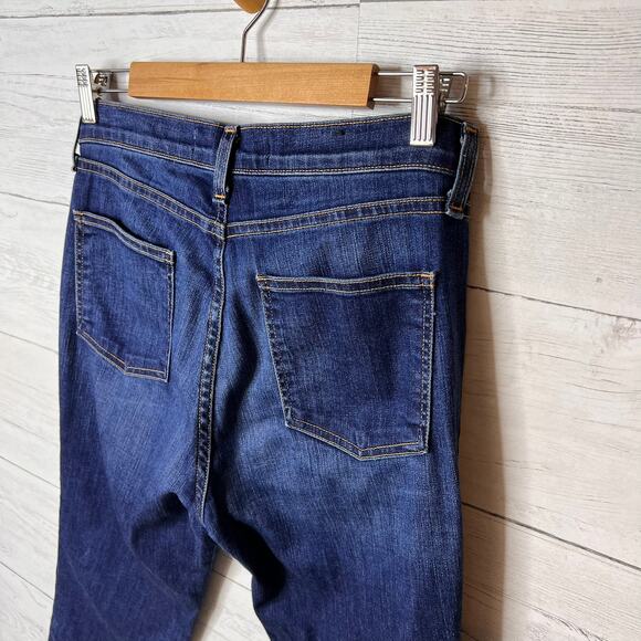 Veronica Beard Jeans Womens Size 29 Carolyn 10" Baby Boot Tux Stripe Button Fly - Picture 15 of 16